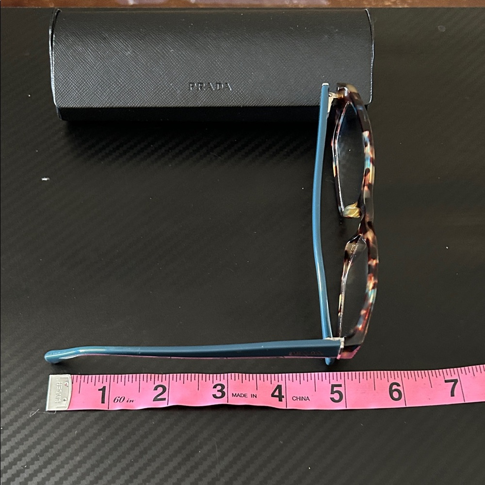 Prada Rx Teal and Tortoise eyeglasses - Picture 12 of 12